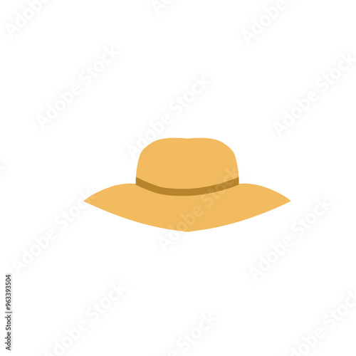 straw hat vector