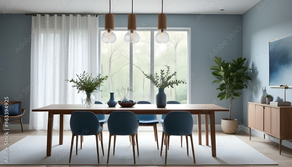 Fototapeta premium Photo interior modern design room 3d illustration