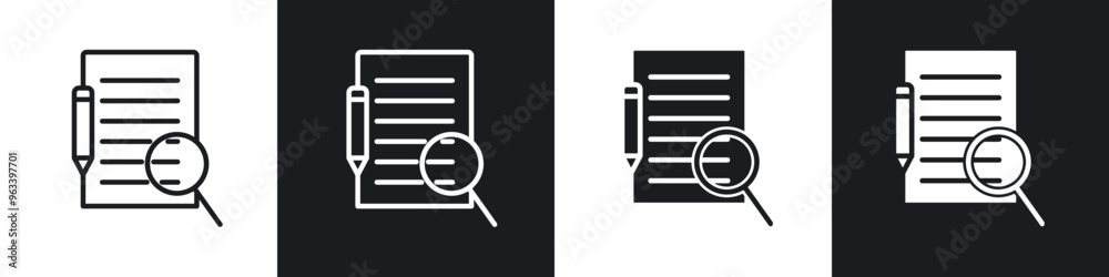 Defining icon in thin outlined. Defining icon in thin outlined.