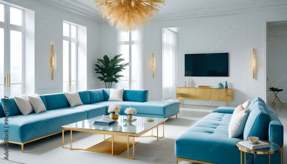 Photo interior modern design room 3d illustration Photo interior modern design room 3d illustration