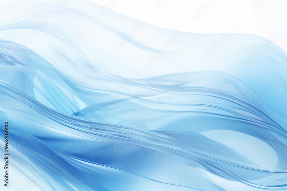 Abstract, flowing waves and spirals in cool blue tones symbolizing hydration and balance, a fluid and ethereal composition. Abstract, flowing waves and spirals in cool blue tones symbolizing hydration and balance, a fluid and ethereal composition.