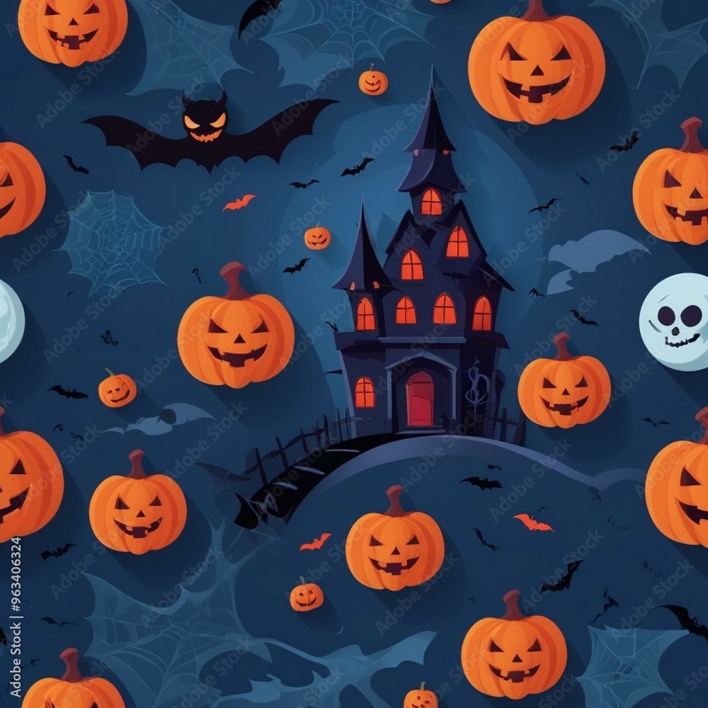 Fototapeta premium Halloween Digital Paper