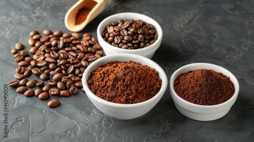 The Coffee Beans and Grounds