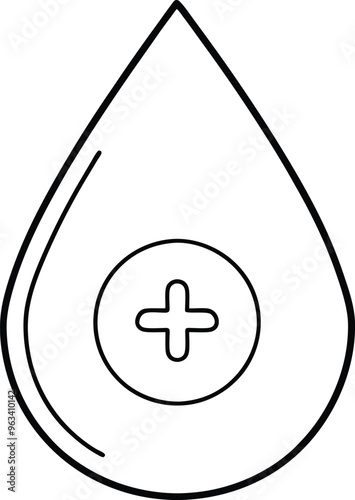 blood-donation-doodle-line-icon 