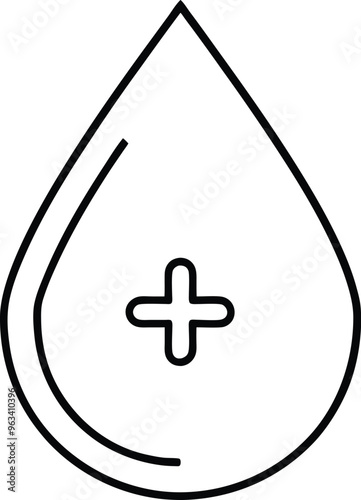 blood-donation-doodle-line-icon 