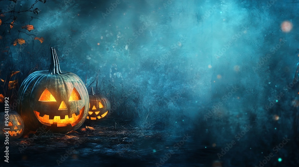 Halloween concept card design Halloween concept card design