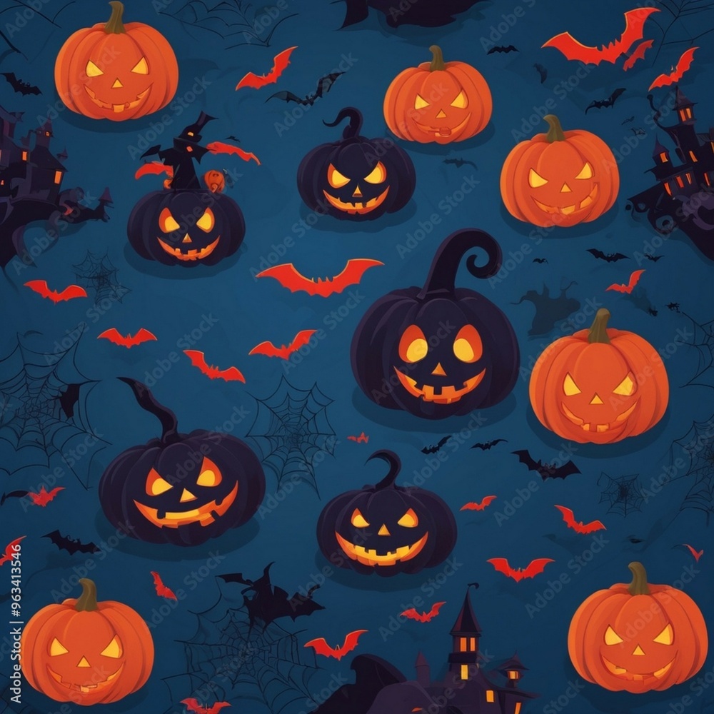 Halloween Digital Paper Halloween Digital Paper