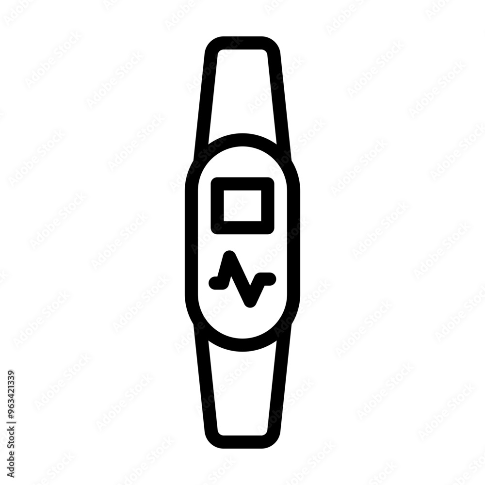 Fitness Bands Vector Line Icon Design Fitness Bands Vector Line Icon Design