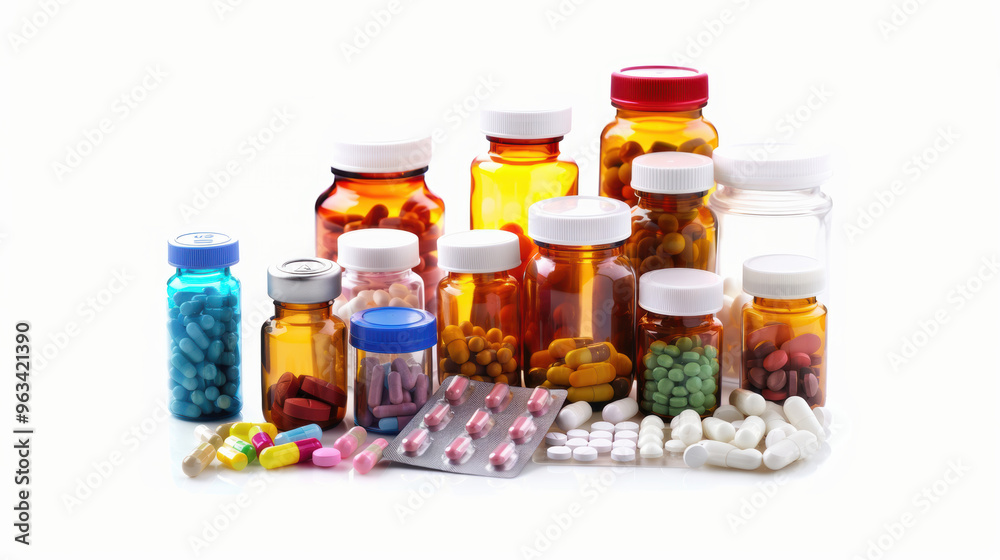 capsule medicine pills medication isolated white background capsule medicine pills medication isolated white background