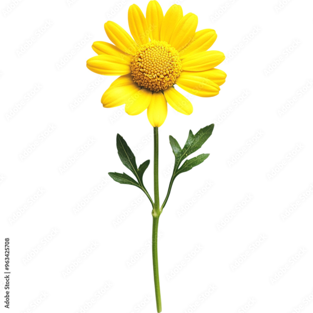 Obraz premium Yellow Daisy Flower on Stem