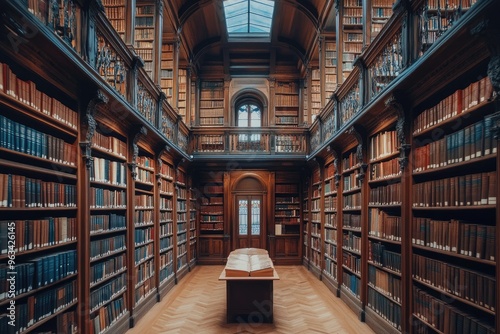 Timeless Library Full of Knowledge and History..