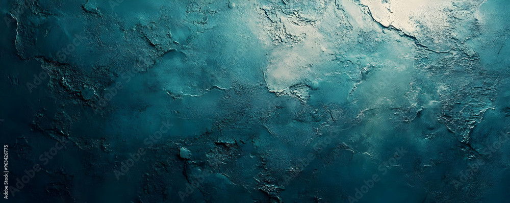 Deep Sea Texture Background - Teal and Aqua Cracked Wall Effect Deep Sea Texture Background - Teal and Aqua Cracked Wall Effect