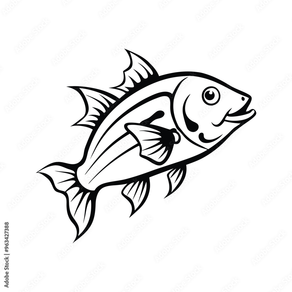 Fish vector design. Ai generated Fish vector design. Ai generated