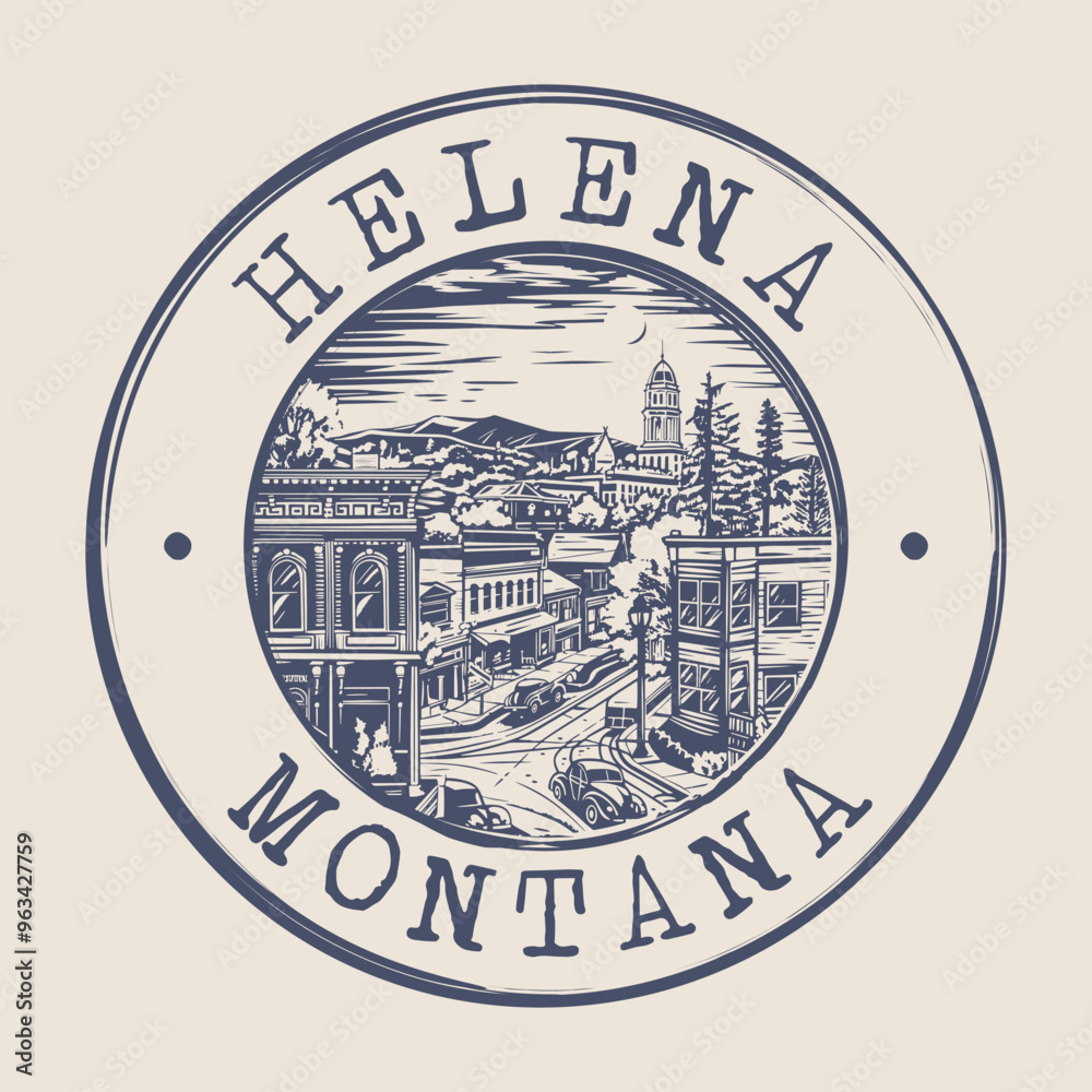 Helena, Montana Stamp City Postmark. Silhouette Postal Passport. Round Vector Icon. Vintage Postage Design.
Helena, Montana Stamp City Postmark. Silhouette Postal Passport. Round Vector Icon. Vintage Postage Design.