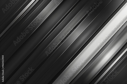 abstract black and silver are light gray with white the gradient is the surface with templates metal texture soft lines tech diagonal background black dark sleek clean modern  photo