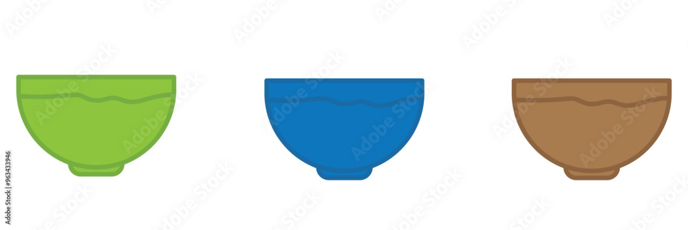 bowl vector set abstract template illustration bowl vector set abstract template illustration