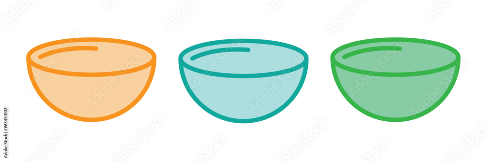 bowl vector illustration graphic design icons bowl vector illustration graphic design icons