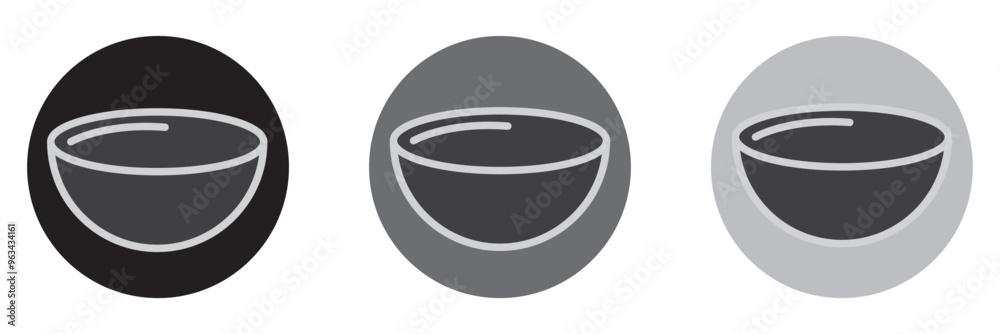 bowl vector abstract icon design on a white background bowl vector abstract icon design on a white background