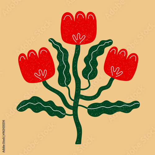 Red tulips