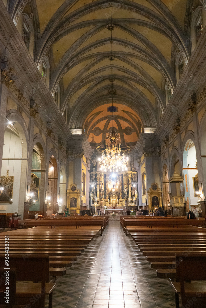 Fototapeta premium San Bartolomé de Soller Church, Soller, Mallorca, Balaric Islands, Spain