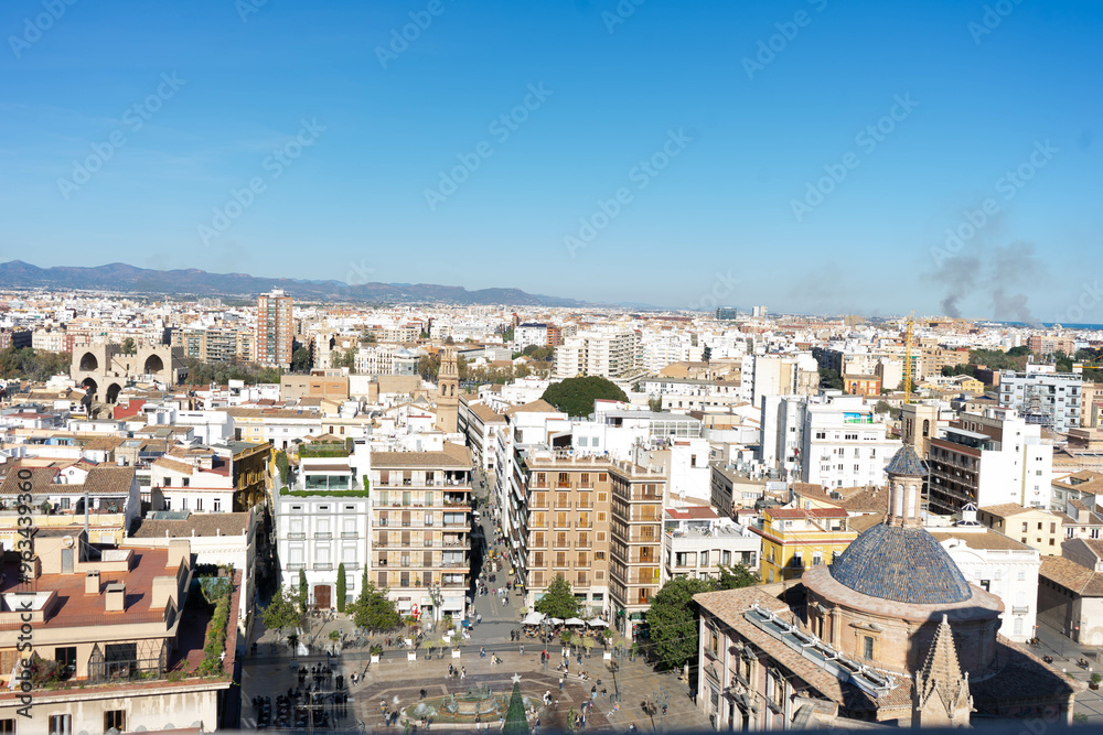Valencia aerial view, Spain Valencia aerial view, Spain
