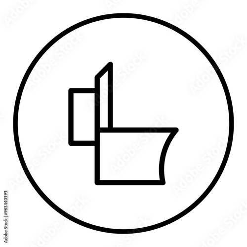 toilet wc restroom icon sign