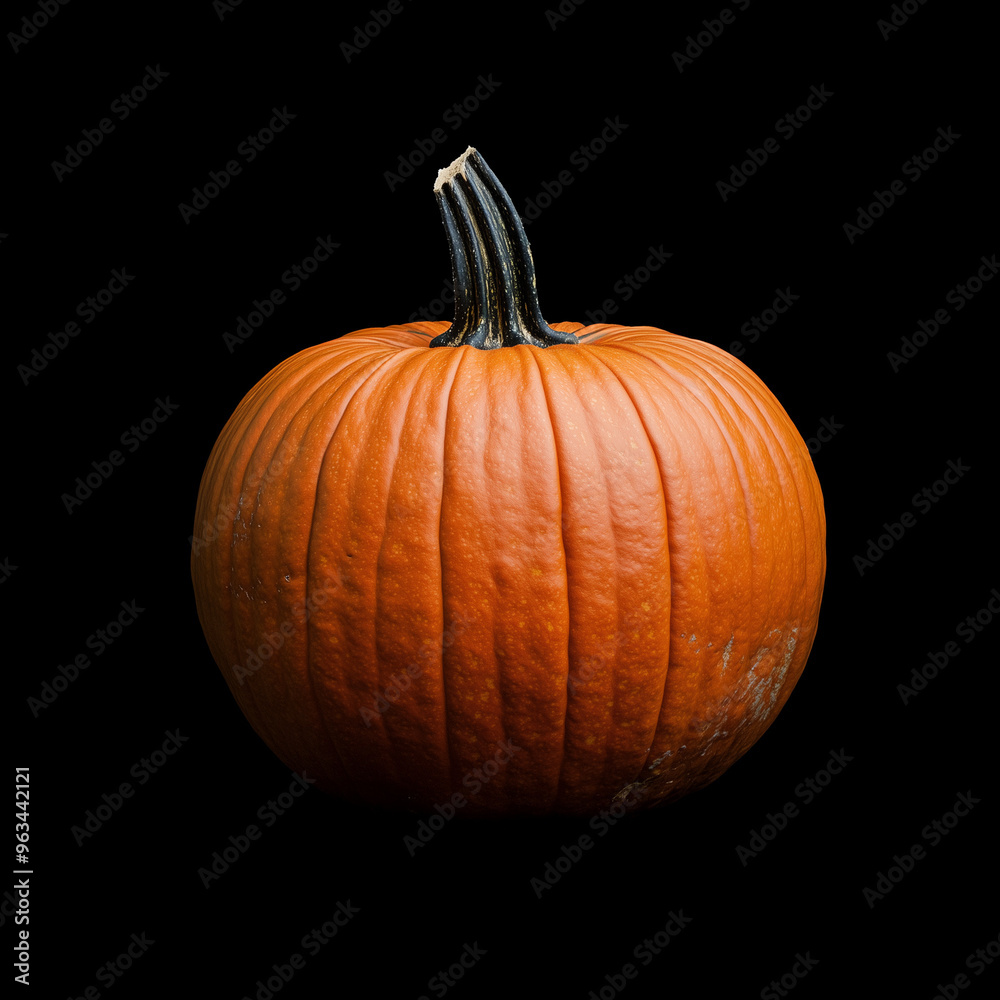 pumpkin on black background pumpkin on black background