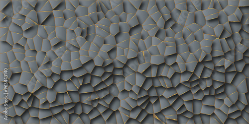 Abstract geometric black and gray background seamless mosaic and low polygon triangle texture wallpaper .Broken glass effect vector crystalized abstract stroke wallpaper .abstract seamless pattern wit