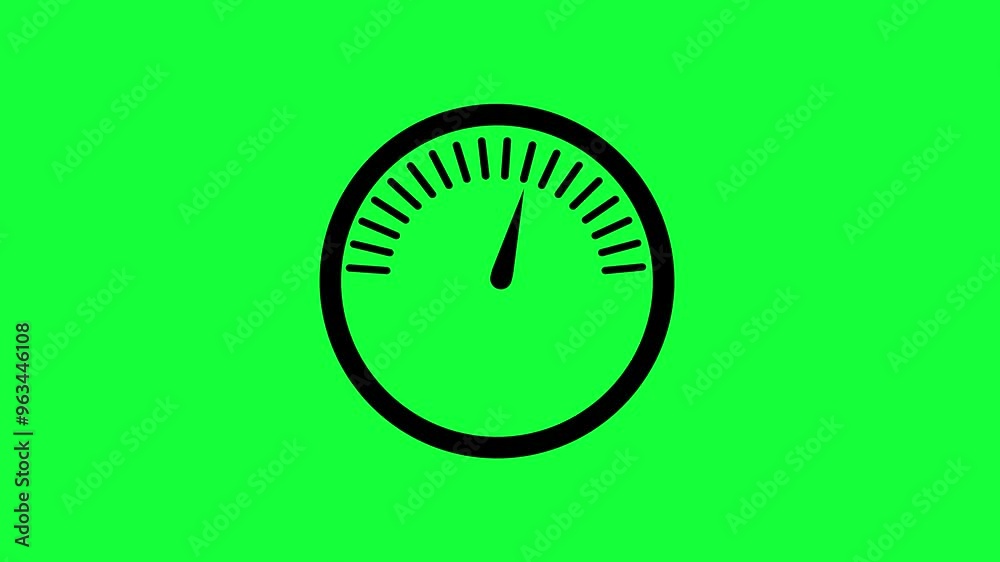 speedometer concept Loop animation. speed meter icon animation on 4k video speedometer concept Loop animation. speed meter icon animation on 4k video