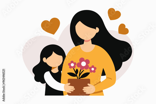 Mother s day is a celebration of honouring mother vector art illustration photo