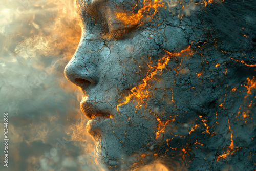 Hemifacial spasm background wallpaper design, modern creative and colorful png file