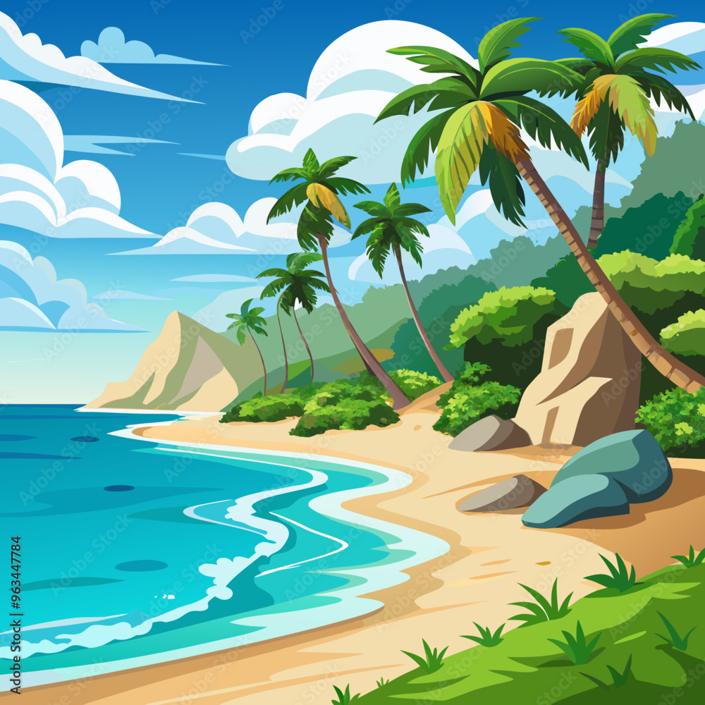 beach with trees beach with trees