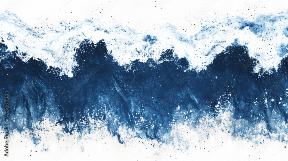 High-resolution digital drawing of an abstract waves High-resolution digital drawing of an abstract waves