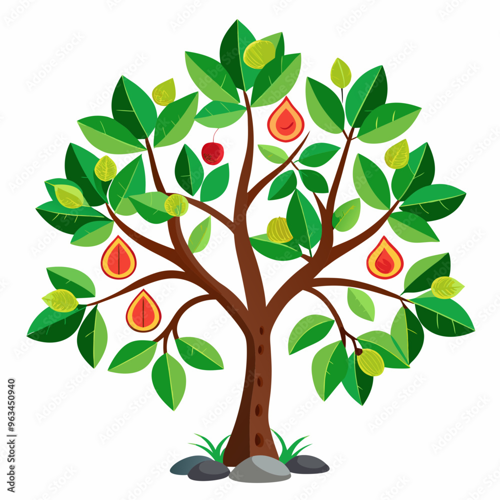 tree with green leaves tree with green leaves