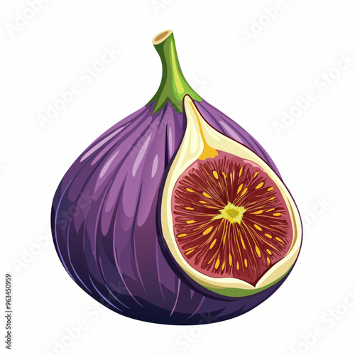 figs isolated on white background