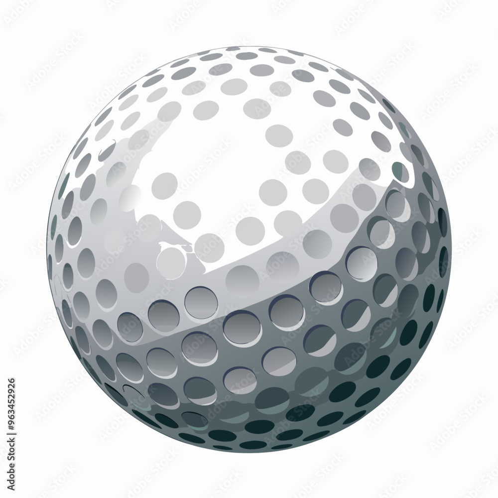 golf ball isolated on white golf ball isolated on white