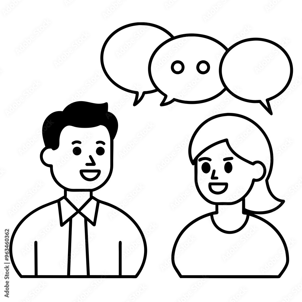 Social Community Message people human vector illustration art Social Community Message people human vector illustration art