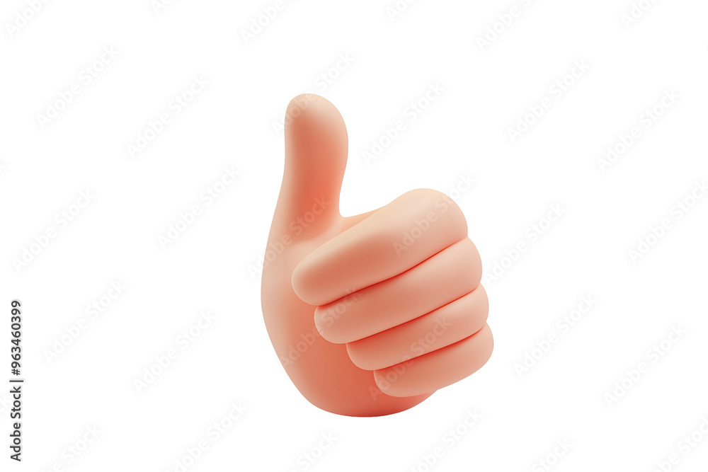 Thumbs Up 3D Icon | Isolated on Transparent & White Background | PNG File with Transparency Thumbs Up 3D Icon | Isolated on Transparent & White Background | PNG File with Transparency