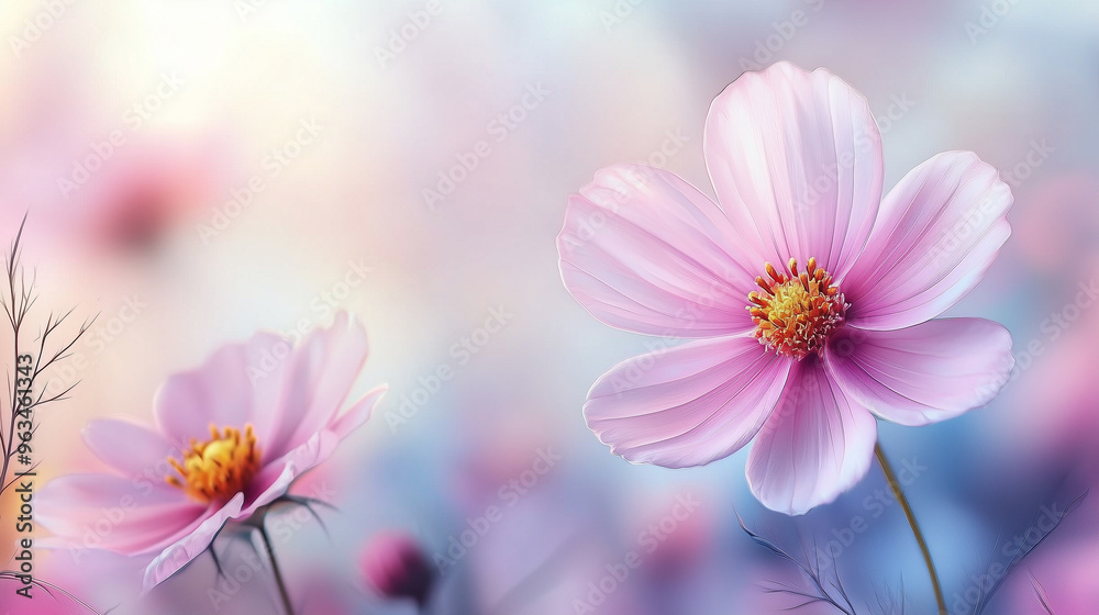 コスモスの花