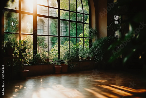 Arched Window Interior