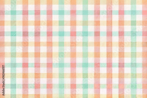 Colorful checkered pattern on fabric showcasing vibrant hues and detailed design
