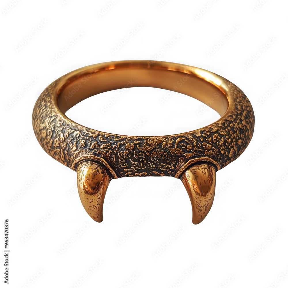 Knuckle Ring isolated on a transparent background png file no background png file