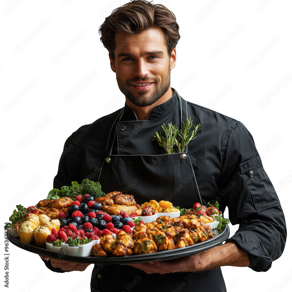Line Cook Man isolated on a transparent background png file no background - handsome_1 png file Line Cook Man isolated on a transparent background png file no background - handsome_1 png file