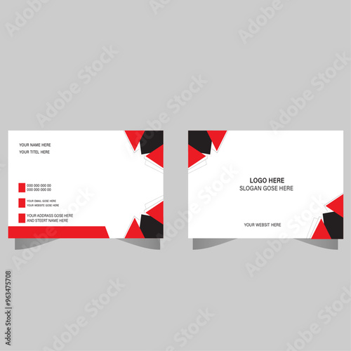 58Business Card Layout  Black  White   Creative and Clean Business Card Template   business card template