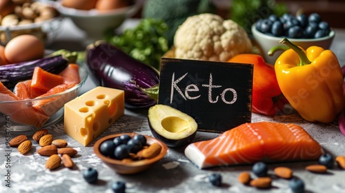 Wallpaper Mural The Keto Diet Food Display Torontodigital.ca