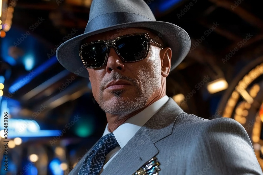 Mafia capo leading a raid on a rival’s territory taking control of a key shipment with ruthless efficiency Mafia capo leading a raid on a rival’s territory taking control of a key shipment with ruthless efficiency