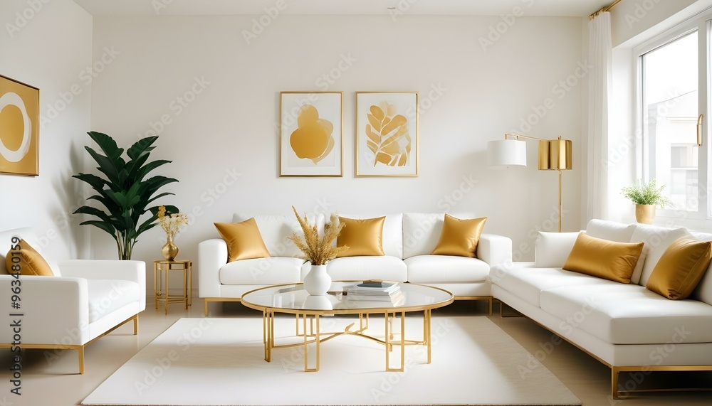 Photo interior modern design room 3d illustration Photo interior modern design room 3d illustration