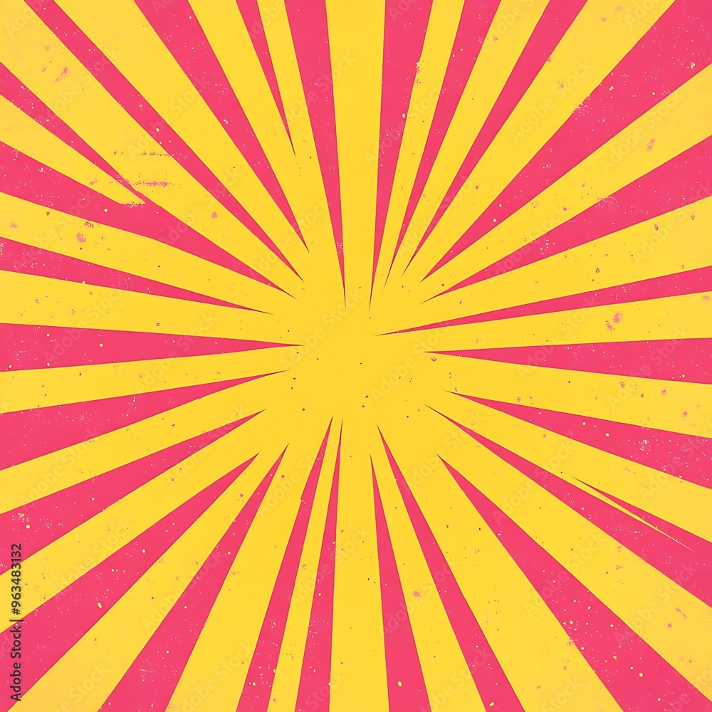 Fototapeta premium retro sunburst orange retro pink lines background