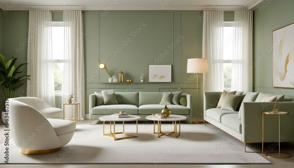 Photo interior modern design room 3d illustration Photo interior modern design room 3d illustration