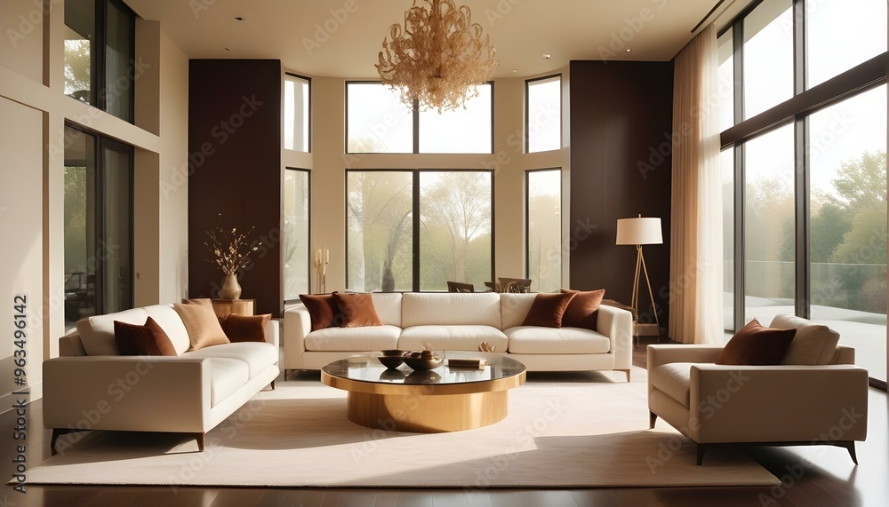 Photo interior modern design room 3d illustration Photo interior modern design room 3d illustration